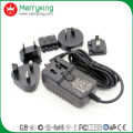 8V4a AC/ DC Power Adaptor with Exchangeable Us Au UK EU Jp Cn Plugs